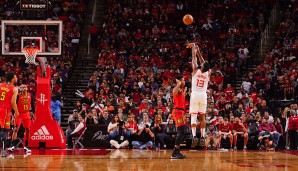 Platz 1: James Harden (Houston Rockets) - 60 Punkte (16/24 FG, 8/14 Dreier, 20/23 FT) am 30. November 2019 gegen die Atlanta Hawks.