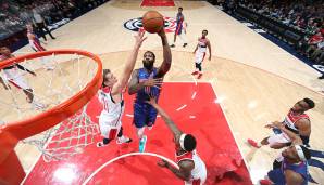 Platz 1: Andre Drummond (Detroit Pistons) - zweimal 24 Rebounds (gegen die Wizards und gegen die Bulls).