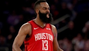 PUNKTE - Platz 3: James Harden (Houston Rockets) - 61 Punkte (17/38 FG) am 23. Januar 2019 bei den New York Knicks.