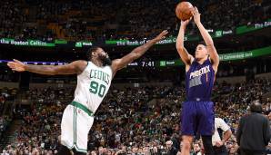 Platz 1: Devin Booker (Phoenix Suns) - 70 Punkte (21/40 FG) am 24. März 2017 bei den Boston Celtics.