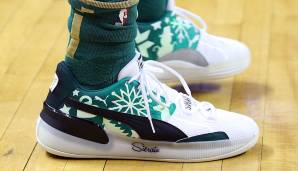Marcus Smart spielte zwar für die Boston Celtics nicht in Toronto, trug aber dennoch passende Schuhe.