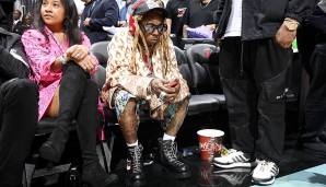 Auch Lil Wayne war mal wieder da. Weezy wirkte aber nicht gerade glücklich. Verkaufen die am South Beach etwa keinen Hustensaft oder zwangen sie den Rapper eine Hose anzuziehen?