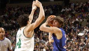 PLATZ 23: Philadelphia 76ers - 27 Prozent (24/89 aus dem Feld) am 28. März 2004 gegen die Boston Celtics (65:89).