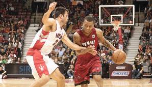 PLATZ 9: Miami Heat - 25,6 Prozent (20/78 aus dem Feld) am 19. März 2008 gegen die Toronto Raptors (54:96).