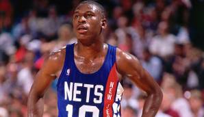 PLATZ 8: New Jersey Nets - 25,5 Prozent (25/98 aus dem Feld) am 27. November 1989 gegen die Utah Jazz (68:105).