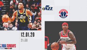 Die Utah Jazz sind am Sonntagabend bei den Washington Wizards zu Gast.