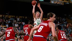 Platz 11: Larry Bird (1979-1992) - 9x All-NBA First Team - Team: Celtics.