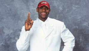 Platz 1: LEBRON JAMES (2003-) – 1. Pick 2003 – Teams: Cavaliers, Heat, Lakers.