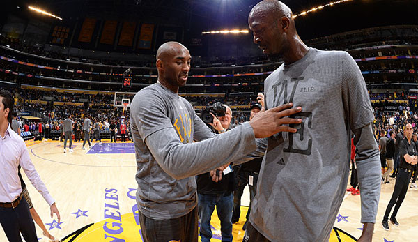 Kobe Bryant und Kevin Garnett standen sich unter anderem zwei mal in den NBA Finals gegenüber.
