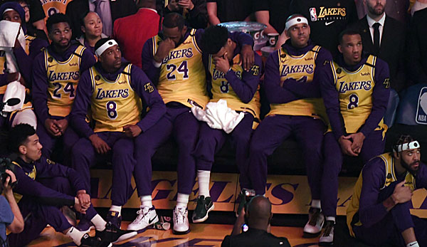 Die Los Angeles Lakers haben in einer Zeremonie an Kobe Bryant erinnert.