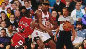 Platz 3: CLIFFORD ROBINSON (1989-2007) | Teams: Blazers, Suns, Pistons, Warriors, Nets | Punkte: 19.591 | Auszeichnungen: 1x All-Star, 1x Sixth Man of the Year