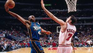 Geteilter Platz 17: Jerry Stackhouse (Detroit Pistons) - 6 Spiele mit mindestens 20 Punkten als Reservist in der Saison saisonübergreifend 1997/98 und 1998/99.