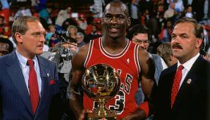 Platz 4: Michael Jordan (1984-1993, 1995-1998, 2001-2003) - 10x All-NBA First Team - Teams: Bulls, Wizards.