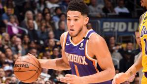Devin Booker (Phoenix Suns) - Stats 2019/20: 35,8 Minuten, 26,4 Punkte und 6,3 Assists bei 50,0 Prozent aus dem Feld und 36,1 Prozent von der Dreierlinie.