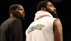 Kevin Durant und Kyrie Irving wollen mit den Brooklyn Nets Meister werden.