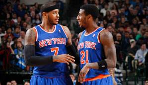 Carmelo Anthony und Iman Shumpert spielten gemeinsam bei den New York Knicks.