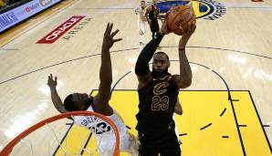 CLEVELAND CAVALIERS: LEBRON JAMES - 51 Punkte in Spiel 1 der NBA Finals gegen die Golden State Warriors im Jahr 2018