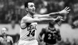 Platz 4: Bob Cousy (1950-1963, 1969-1970) - 10x All-NBA First Team - Teams: Celtics, Royals.