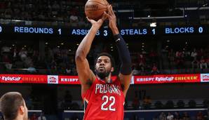 Platz 7: Derrick Favors (New Orleans Pelicans) - Gehalt: 16,0 Mio. - Stats: 9,2 Punkte, 9,9 Rebounds, 1,0 Blocks.