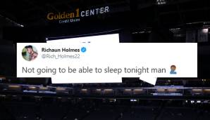 Richaun Holmes von den Sacramento Kings wird heute Nacht nicht schlafen.
