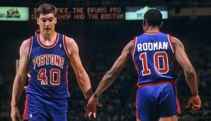 Bill Laimbeer und Dennis Rodman verbreiteten bei den Detroit Pistons Angst und Schrecken.