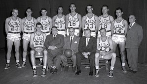 Platz 9: BOB DONHAM (Celtics, Nr. 12) - 50,7 Prozent Freiwurfquote (494/975 FT) von 1950 bis 1954.