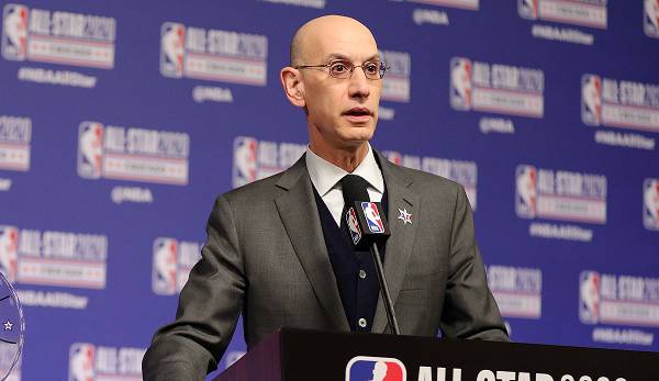 Commissioner Adam Silver plant einer Wiederaufnahme des NBA-Spielbetriebs am 31. Juli.