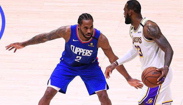 Kawhi Leonard und LeBron James hoffen auf eine Fortsetzung der NBA-Saison.