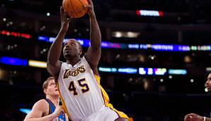 DERRICK CARACTER: Der zweite Rookie im Lakers-Kader 2010/11. Kam auf 41 Einsätze, allerdings kein Spiel in den Playoffs. Im Dezember 2011 zog sich der Big Man einen Meniskusriss zu und versuchte sich über die G-League zurückzukämpfen. Ohne Erfolg.