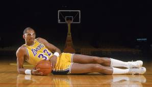 Kareem Abdul-Jabbar gewann mit den Los Angeles Lakers vier Meisterschaften.