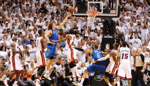 Platz 2: Dirk Nowitzki (Dallas Mavericks): 66 Punkte (15/28 FG, 33/34 FT) in der Crunchtime in den Playoffs 2011 in 16 Spielen.