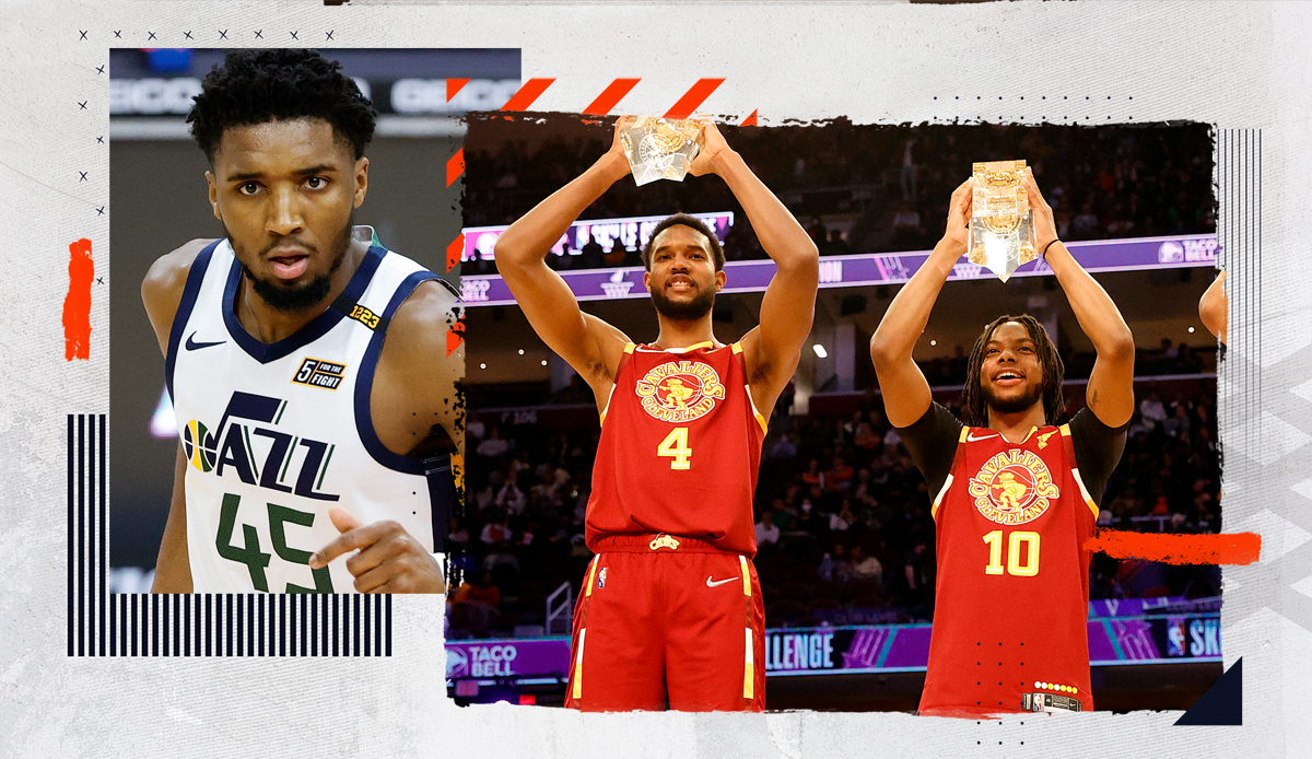 Darius Garland, Donovan Mitchell, Evan Mobley - das ist die neue Big Three der Cleveland Cavaliers. Es ist ein junger Kern mit jeder Menge Potenzial. Doch wie gut wird es? Wir zeigen als Messlatte die besten Big Threes aller Zeiten.