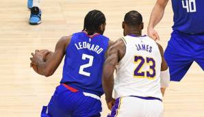 Zum Re-Start der NBA treffen die Lakers mit LeBron James auf Kawhi Leonard.
