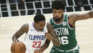 Marcus Smart (Guard, Boston Celtics) - Stats 2019/20: 13,5 Punkte, 3,8 Rebounds, 4,8 Assists und 1,6 Steals bei 38,0 Prozent aus dem Feld und 34,8 Prozent von der Dreierlinie in 32,5 Minuten (53 Spiele).