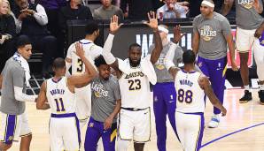 LeBron James (Guard, Los Angeles Lakers) - Stats 2019/20: 25,7 Punkte, 7,9 Rebounds, 10,6 Assists und 1,2 Steals bei 49,8 Prozent aus dem Feld und 34,9 Prozent von der Dreierlinie in 34,9 Minuten (60 Spiele).