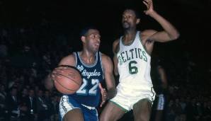 LOS ANGELES LAKERS: ELGIN BAYLOR - 61 Punkte in Spiel 5 der NBA Finals gegen die Boston Celtics im Jahr 1962