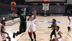 Jaylen Brown und die Celtics überrollen die Raptors in der ersten Halbzeit von Spiel 1.