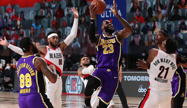 LeBron James führt die Los Angeles Lakers zum Sieg in Spiel 3 gegen die Blazers.