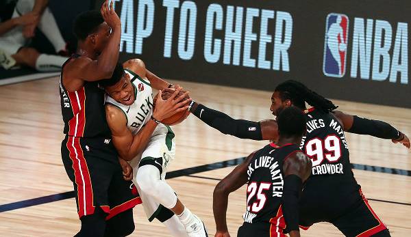 Giannis Antetokounmpo und die Bucks treffen in den Eastern Conference Semifinals auf die Miami Heat.