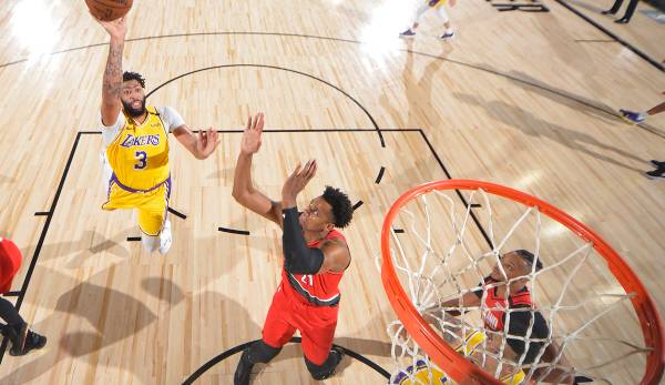 Lakers-Superstar Anthony Davis war der überragende Akteur beim Sieg über die Portland Trail Blazers