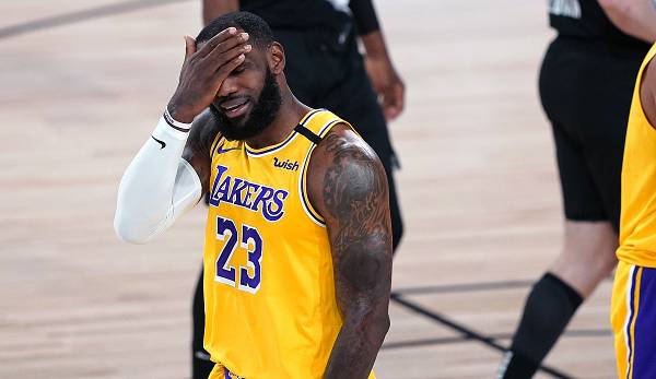 In der Offensive der Los Angeles Lakers um LeBron James läuft es derzeit nicht wirklich rund.