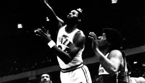 Platz 2: OTTO MOORE (1968-1977) - 682 Partien ohne Playoffspiel für die Pistons, Suns, Rockets, Kings und Jazz - Karriere-Stats: 8,2 Punkte und 8,2 Rebounds bei 45,3 Prozent aus dem Feld.