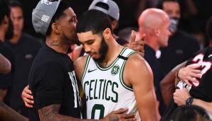 Jayson Tatum und die Boston Celtics müssen nach dem Playoffs-Aus gegen Miami die Heimreise antreten.