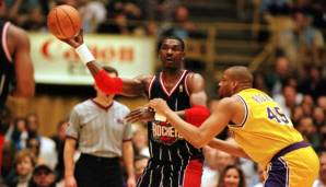 PLATZ 6: Hakeem Olajuwon (Houston Rockets, Toronto Raptors) - 25,69 PER.