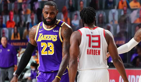LeBron James und die Lakers müssen sich in Spiel 1 den Rockets geschlagen geben.