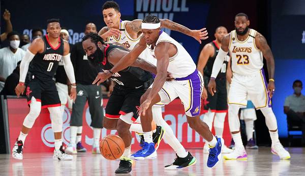 Rajon Rondo führt die Los Angeles Lakers mit einem starken vierten Viertel zum Sieg gegen die Rockets in Spiel 3.