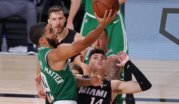 Jayson Tatum will in Spiel 5 das vorzeitige Playoff-Aus gegen die Miami Heat verhindern.