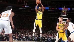 Platz 24: Justin Holiday (Indiana Pacers) - Dreier-Rating: 86 / Overall-Rating: 75.