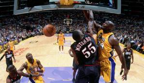 Platz 9: Shaquille O’Neal (Los Angeles Lakers, 2000/01) - Overall-Rating: 97 (Dreier: 26, Dunk: 79).