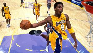 Platz 12: Kobe Bryant (Los Angeles Lakers, 2000/01) - Overall-Rating: 96 (Dreier: 79, Dunk: 95).